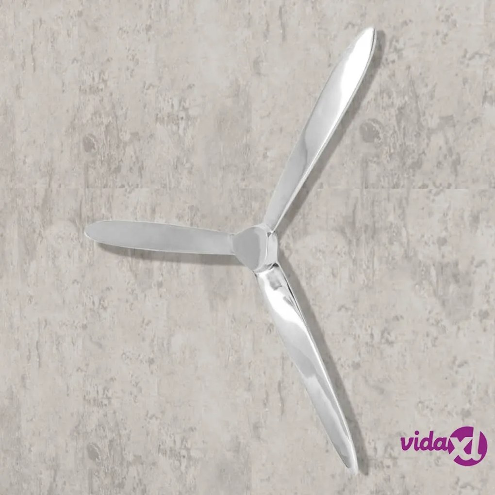 vidaXL Elica Montaggio a Muro Alluminio 70 cm Argento