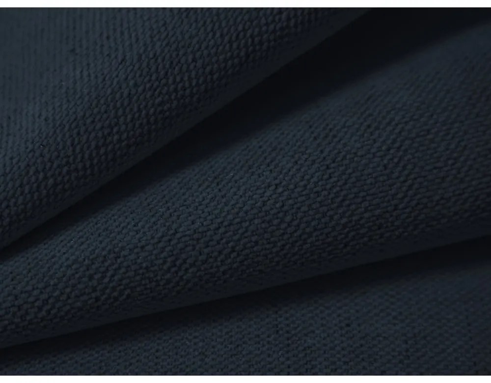 Letto matrimoniale imbottito blu scuro con contenitore con rete inclusa 200x200 cm Campi – Cosmopolitan Design