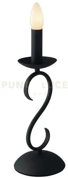 Lume beatrice in metallo antracite 1 luce attacco e14 14x33cm