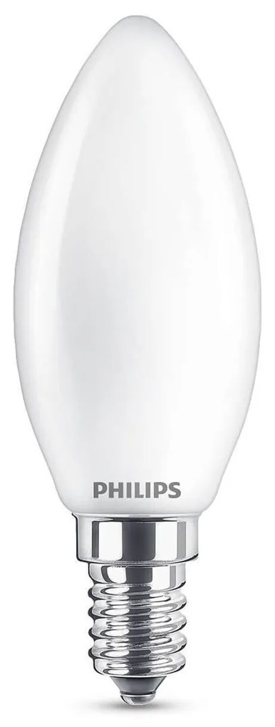 Philips - Lampadina LED 4,3W Vetro Fiamma (470lm) E14