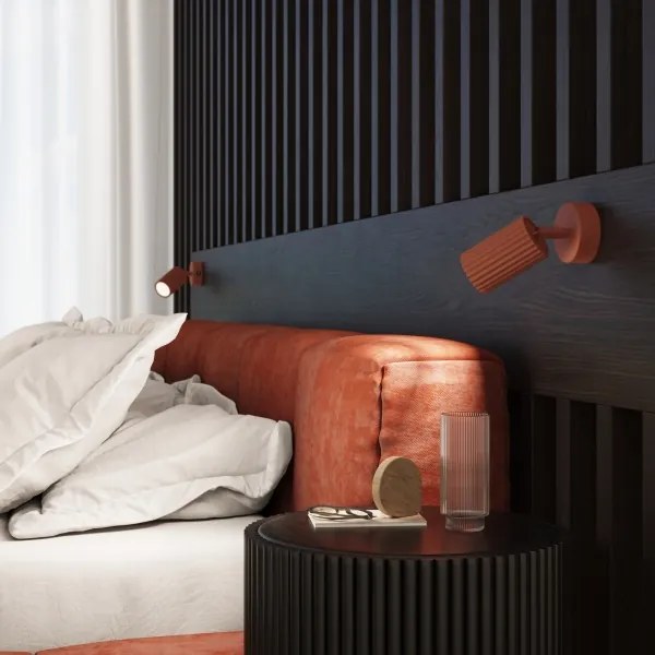 Brilagi - Faretto CRESTO 1xGU10/10W/230V 20 cm rosso