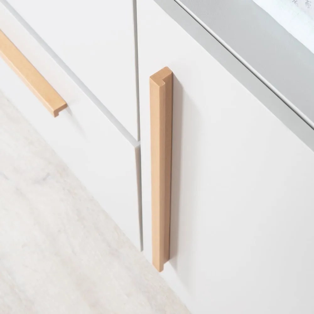 Cassettiera per bambini grigio chiaro con fasciatoio 107x98x75 cm Lea – Roba