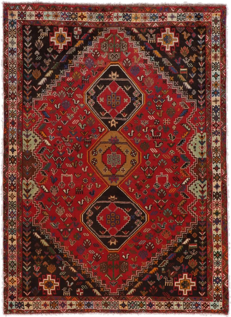Shiraz Tappeto persiano 230x160 (Iran) Annodato A Mano