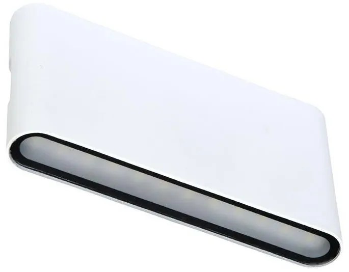 Ecolite ZFP12-BI - Applique a LED da esterno BRICK 2xLED/6W/230V IP65 bianco