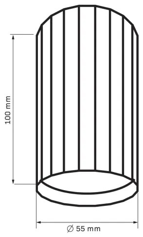 Faretto NICEA 1xGU10/10W/230V bianco