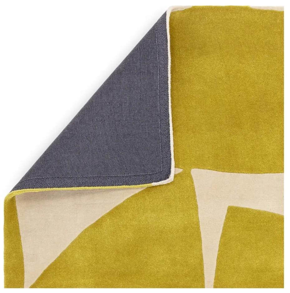 Tappeto giallo ocra tessuto a mano in fibra riciclata 160x230 cm Romy - Asiatic Carpets