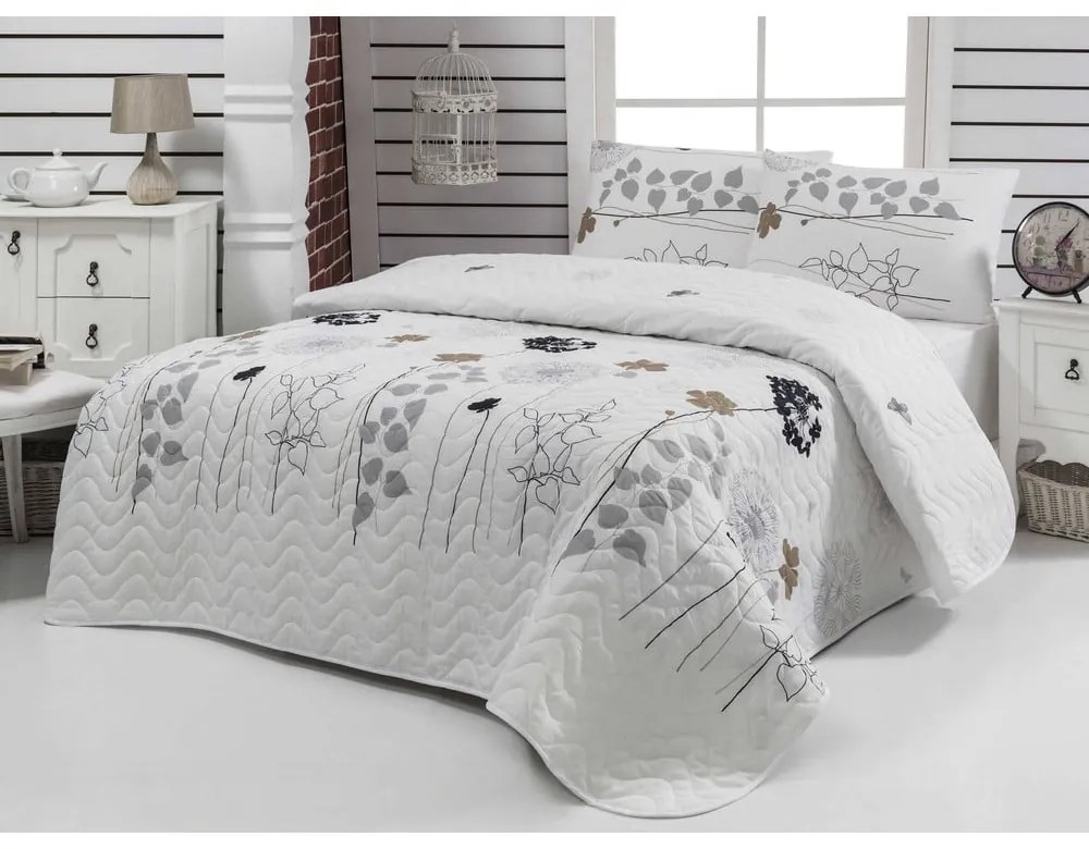 Copriletto matrimoniale leggero trapuntato con federe , 200 x 220 cm Atlantis - Mijolnir