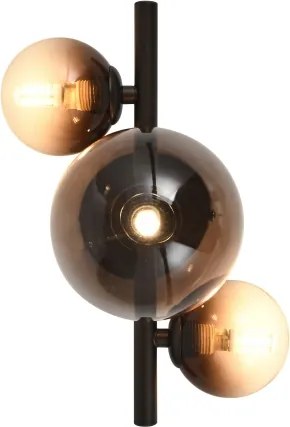 Brilagi - Applique LED MILLA 3xG9/3W/230V marrone/marrone fumé