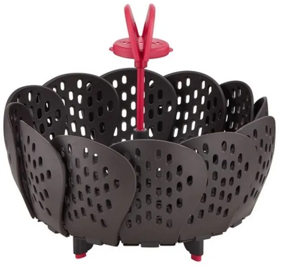 Tefal - Cestello per cottura a vapore INGENIO nero/rosso
