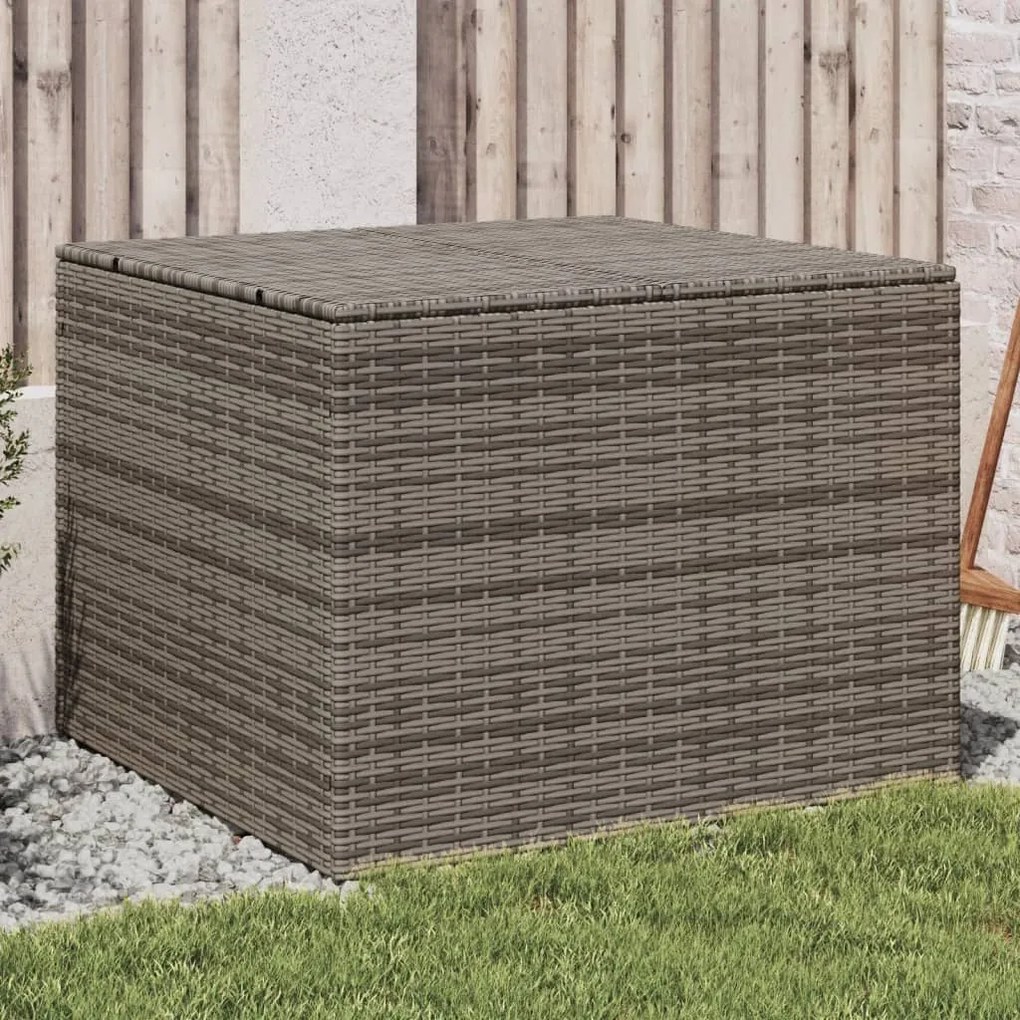 Contenitore Da Giardino Grigio 291l İn Polyrattan /
