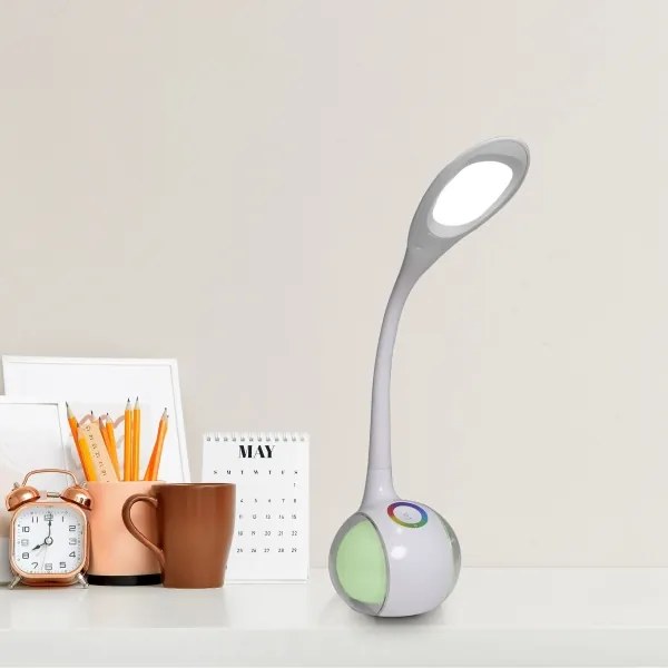 LED RGBW Lampada da tavolo touch dimmerabile COSMOS LED/6,5W/230V bianco