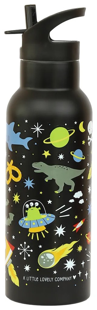 A Little Lovely Company - borraccia in acciaio inox, 500 ml - spazio