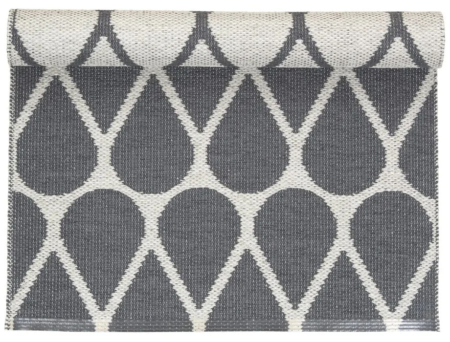 Tappeto da interno/esterno grigio scuro 70x140 cm Otis Granit – Pappelina