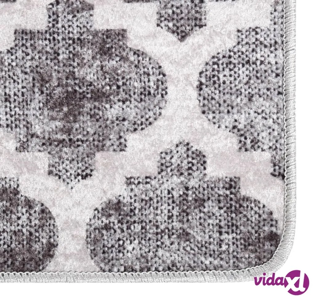 vidaXL Tappeto Lavabile 80x150 cm Multicolore Antiscivolo