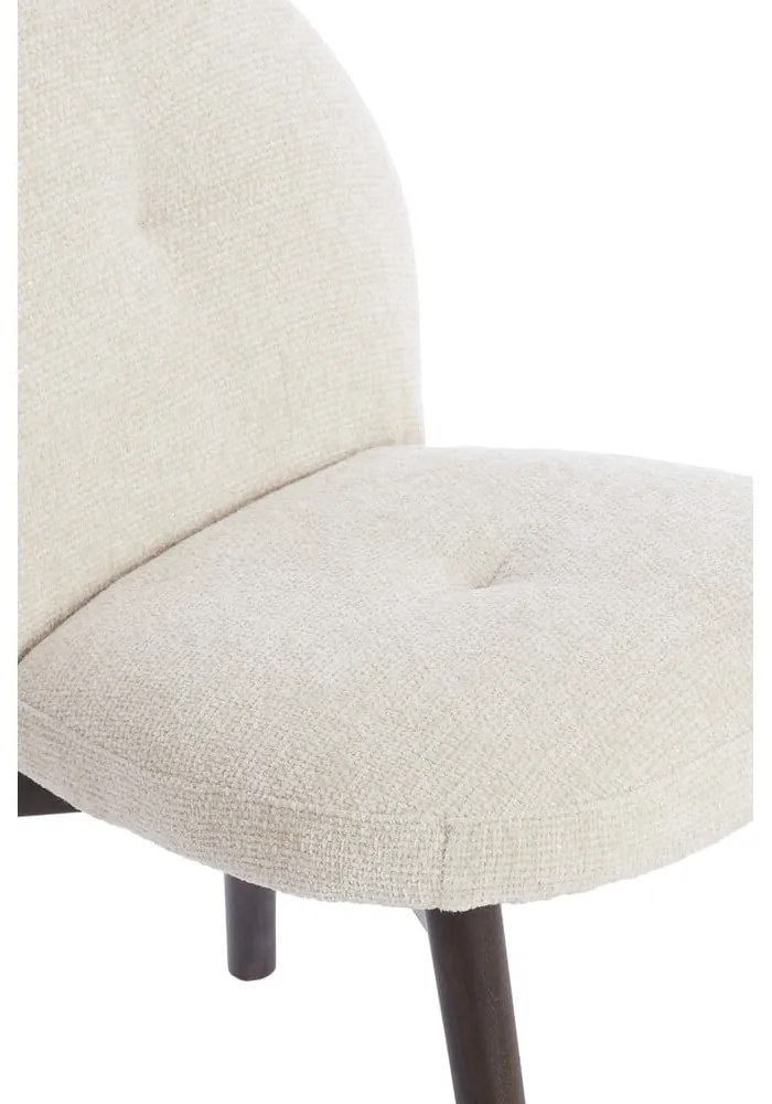 Set di sedie da pranzo color crema in imbottito 2 pz Sinosa – Light &amp; Living