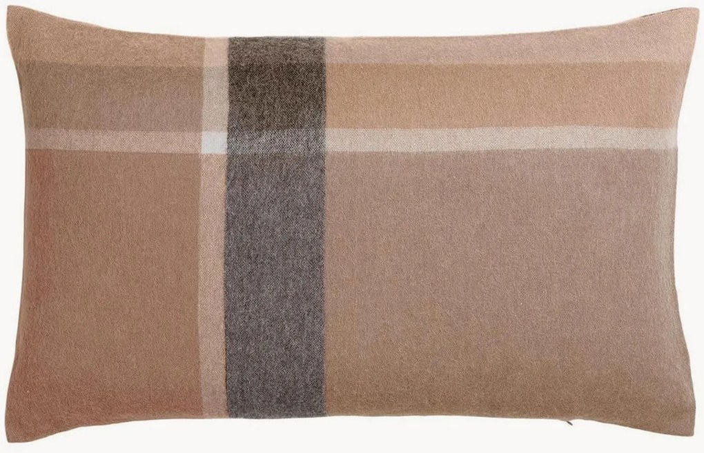 Copricuscino reversibile in lana di alpaca Manhattan