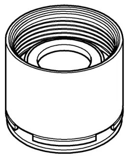 GROHE 48275000 -Regolatore di portata per miscelatori da cucina ESSENCE, CONCETTO e cromato