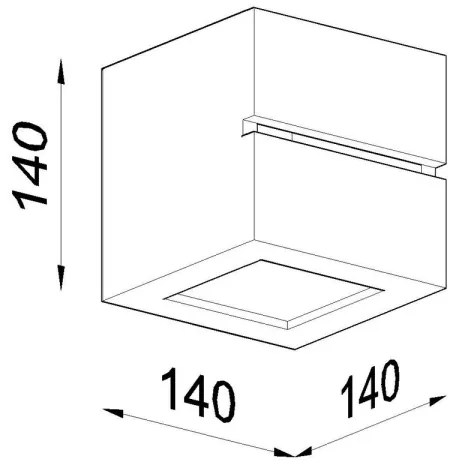 Applique LEO LINE 1xE27/60W/230V bianco
