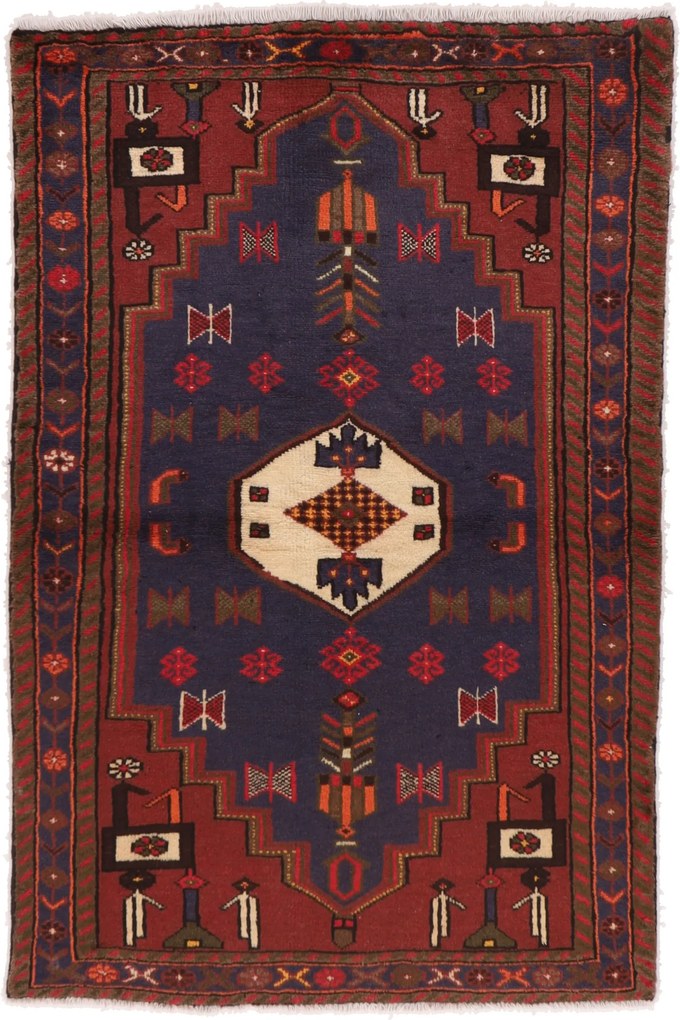 Hamedan Tappeto 100 x 160 (Iran) Annodato A Mano
