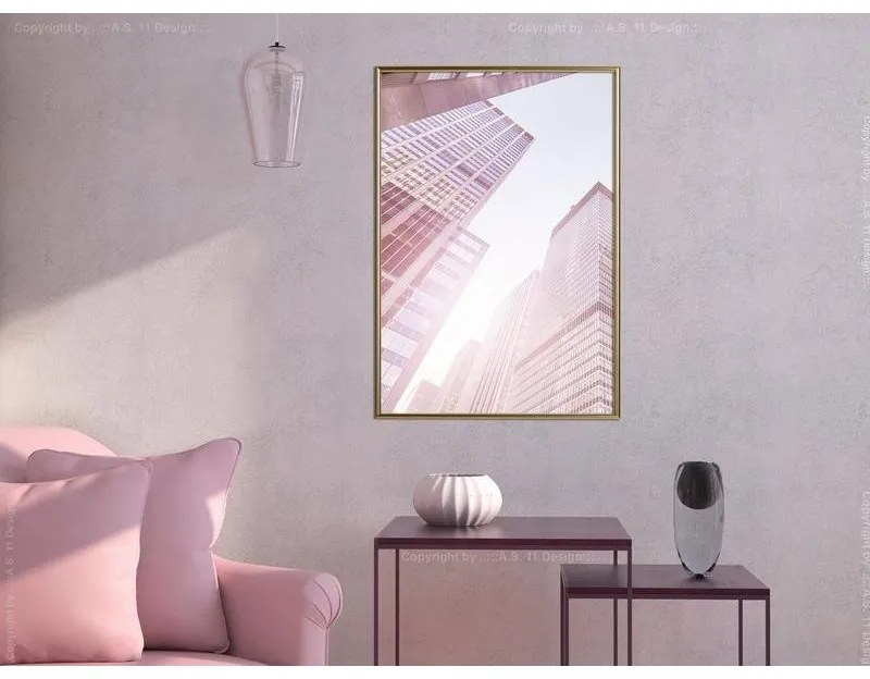 Poster Steel and Glass (Pink)