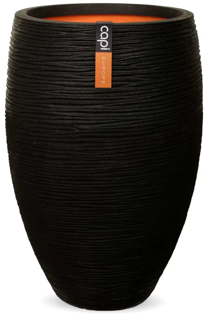 Vaso Nature Rib Deluxe Elegante 40x60 Cm Nero Kblr1131 /