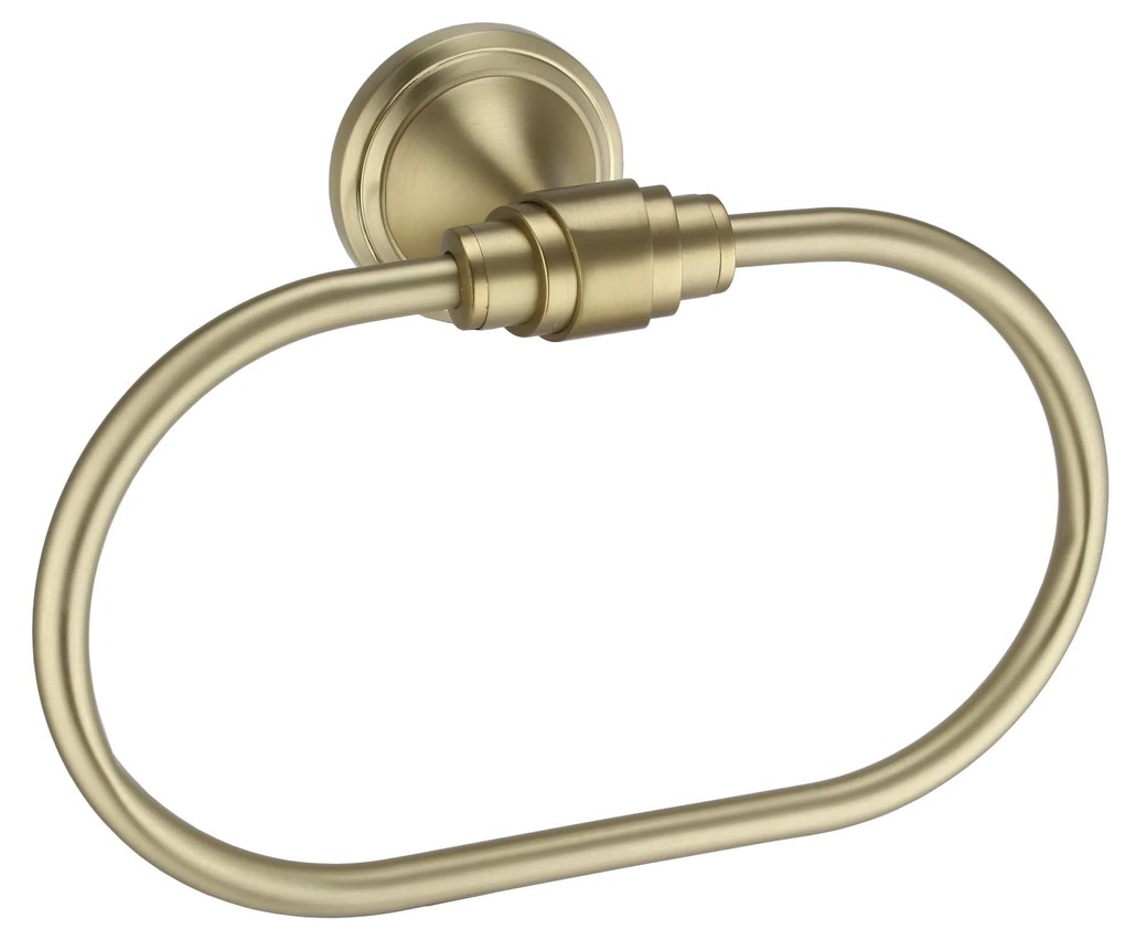 Appendiabiti da bagno RING 16101 Aristo Brushed Gold