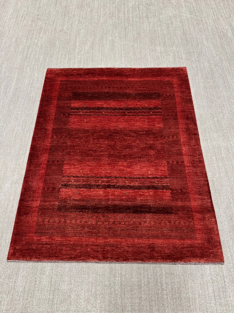 Loribaft Tappeto persiano 160x200 Rosso (Iran) Annodato A Mano