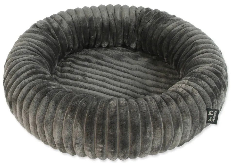 Cuccia grigio scuro per cane ø 70 cm Dog Fantasy Stripe – Plaček Pet Products