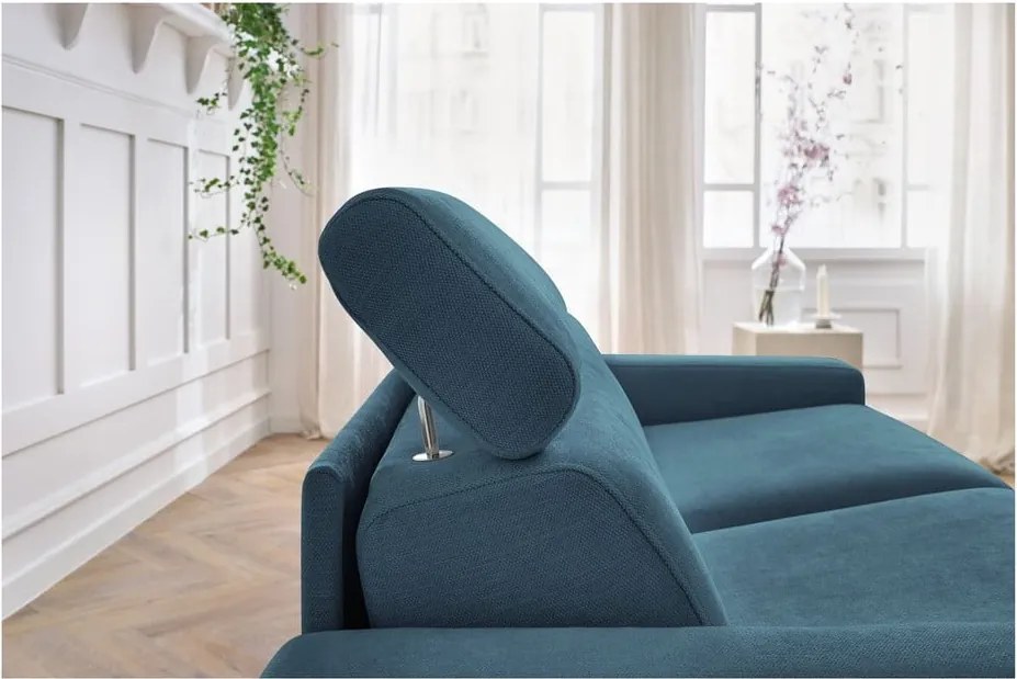 Divano blu allungabile 195 cm Monaco – Bobochic Paris