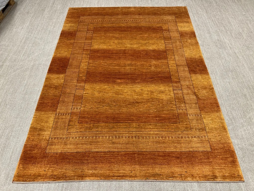Loribaft Tappeto 230 x 320 Giallo (Iran) Annodato A Mano