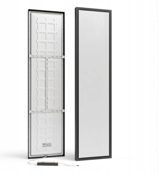 Pannello LED da superficie LED/60W/230V 30x120 cm nero
