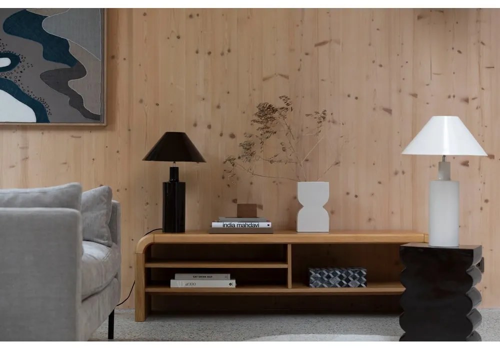 Mobile TV di colore naturale con effetto rovere 160x45x40 cm Brave – Zuiver