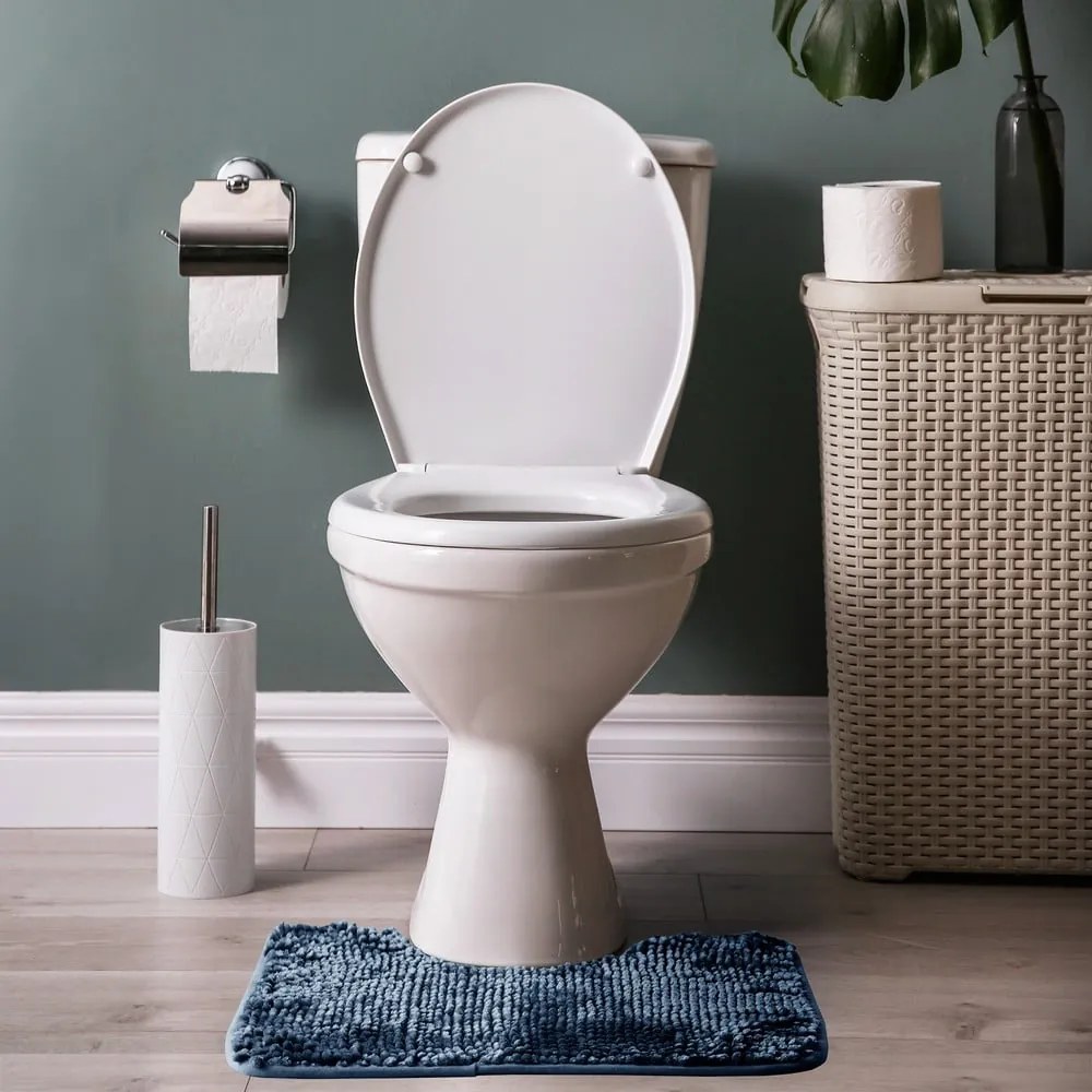 Set di 2 tappetini da bagno blu scuro Bati - AmeliaHome