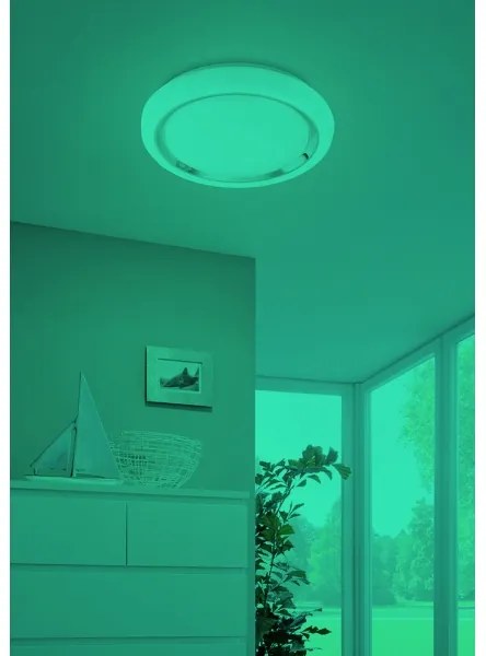 Eglo 33254-LED RGBW Plafoniera dimmerabile CAPASSO-C LED/17W/230V Ø34 cm
