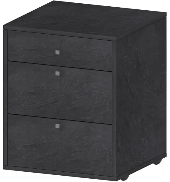 Cassettiera con Ruote DALIA – 47x45x61,2 cm, Colore Report, 3 Cassetti