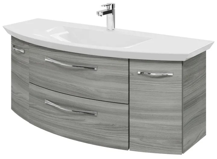 Base per mobile bagno Cassca PELIPAL 2 cassetti 2 ante P 46.2 x L 119 x H 48 cm grigio sangallo