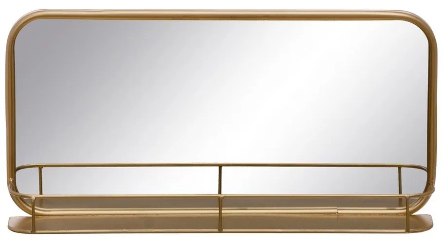 Specchio da parete con mensola 55,5x28,5 cm - Ixia