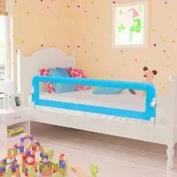 Sponde Letto per la Sicurezza dei Bambini 2 pz Blu 150x42 cm 276088