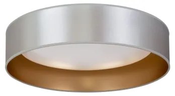 Duolla - Plafoniera LED ROLLER LED/24W/230V diametro 45 cm argento/oro
