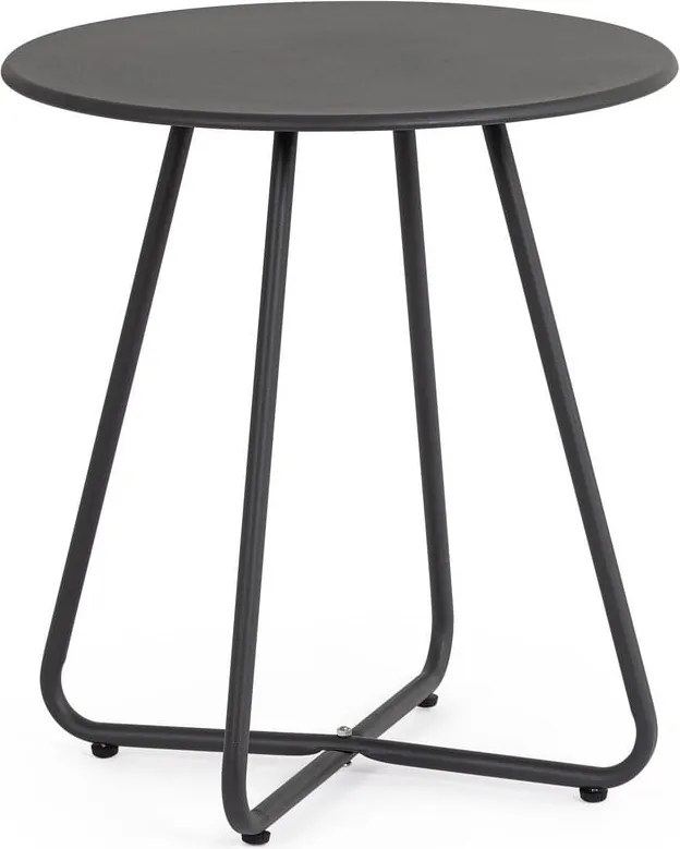 Tavolino da giardino rotondo in acciaio ø 45 cm Jable – Bizzotto