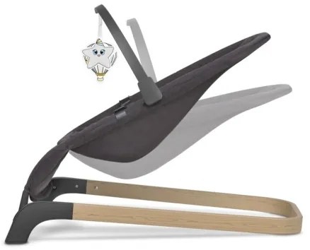 Lionelo - Altalena per bambini JUNE antracite