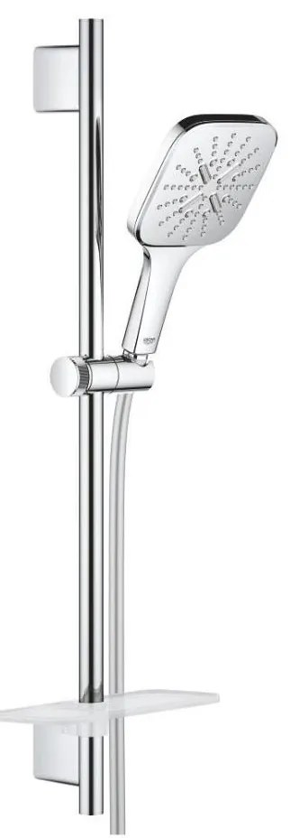 GROHE 26584000 - RAINSHOWER SMARTACTIVE 130 CUBE Set doccia 600 mm, cromato