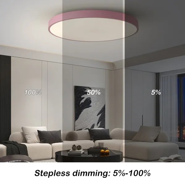 Brilagi-LED Lampada dimmerabile POOL SMART LED/100W/230V 80 cm Wi-Fi Tuya+telecomando rosa