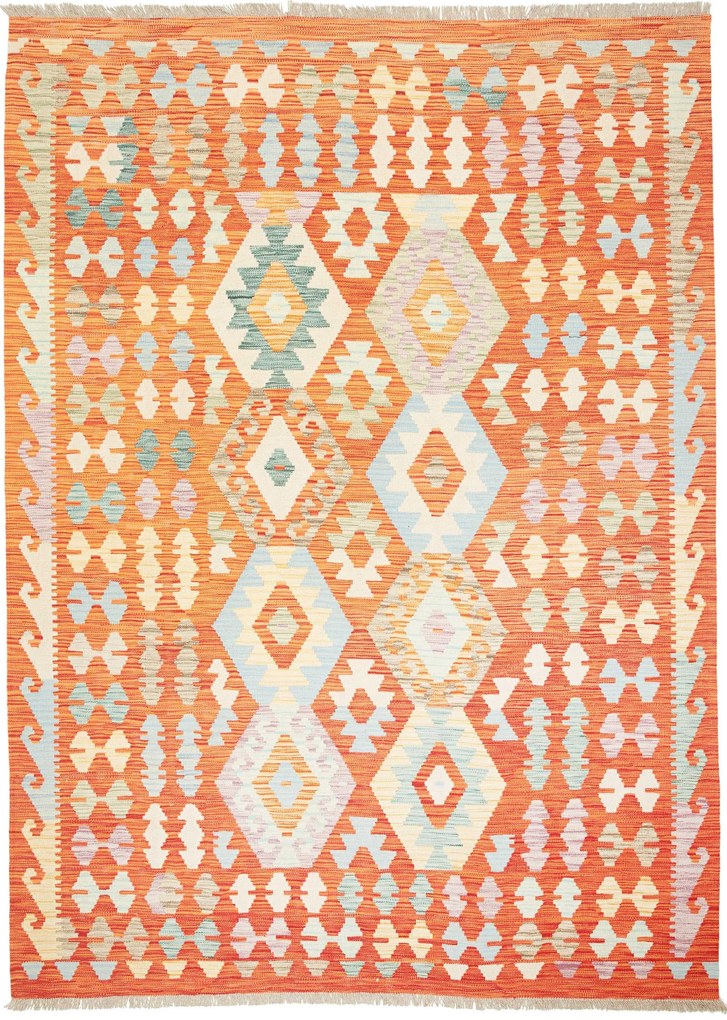 Kilim Tappeto 180x240 (Afghanistan) Tessuto A Mano