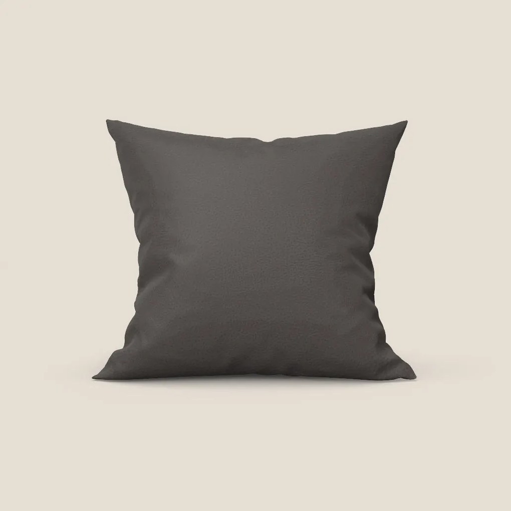 Bisont cuscino disponibile in diversi colori realizzato in microfibra effetto pelle smacchiabile T15 marrone