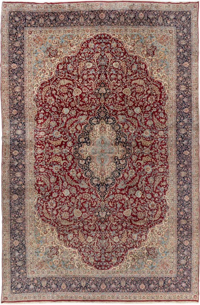 Kerman Tappeto persiano 360x590 (Iran) Annodato A Mano