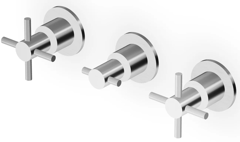 Zucchetti Helm rubinetto per lavabo da incasso acciaio ZHM695.X