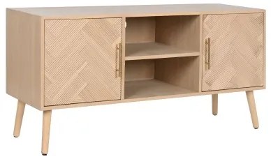 Mobile TV Home ESPRIT Naturale Legno di paulownia Legno MDF 120 x 40 x 60 cm