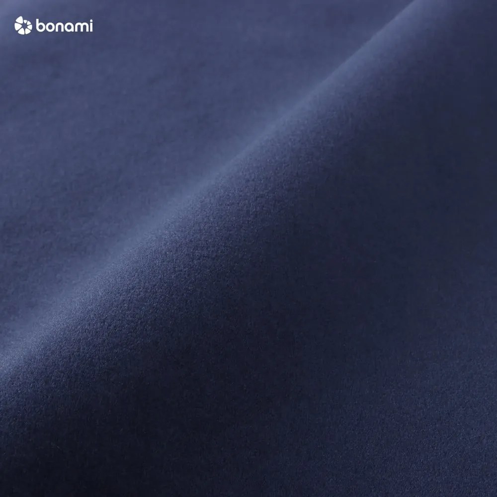 Divano in velluto blu scuro Bean - EMKO