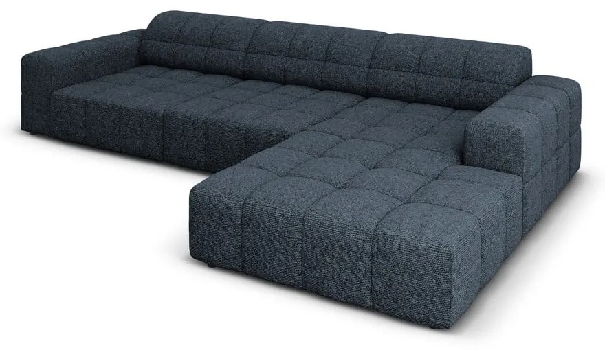 Divano angolare blu (angolo destro) Chicago - Cosmopolitan Design